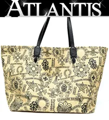 CHROME HEARTS 新宿店 クロムハーツ 新品 マルチロゴ ストロー ビーチバッグ ユニセックス SV925 ベージュ系 30869のサムネイル