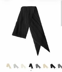 PLEATS PLEASE BASIC SCARF BLACK - メルカリ