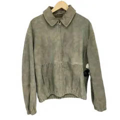 ザラ ZARA スエードレザー ボクシーフィット ジャケット メンズ import：M 