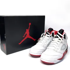 【新古品】 Nike ナイキ Air Jordan 5 Retro Fire Red 28.5cm HQ7978-101 スニーカー シューズ 箱有 【津山店】