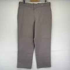 古着 ディッキーズ Dickies パンツ 874 大きいサイズ ワークパンツ チノパン ジッパーフライ W36×L30  グレー系 メンズ