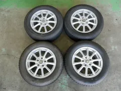 ヴェゼル ECO FORME 16インチ 社外アルミホイール付スタッドレスタイヤ 4本SET 215/60R16 2022年製 6.5J +54 5H 114.3 73φのサムネイル