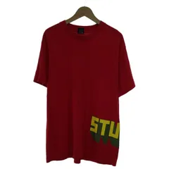 【中古】　STUSSY　OLD STUSSY　Tシャツ　90s vintage　90年代　半袖　カットソー　トップス　クルーネック　ロゴT　ブランドロゴ　プリント　USA製　ストリート　古着　/1100