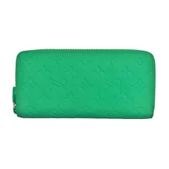 LOUIS VUITTON ルイヴィトン モノグラム・トリヨン ジッピーウォレット ヴェルティカル M81549 グリーン 長財布 二つ折り ロングウォレット メンズ レディース
