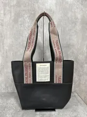 THEATRE PRODUCTS シアタープロダクツ テキスト入り ショルダー トート バッグ size−/黒ｘベージュピンク ■■ レディース