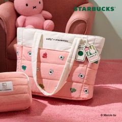 海外限定】スタバ×ミッフィー 70周年 ピンクトート☆日本未発売☆新品