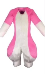 着ぐるみ ケモノ体 短毛タイプ ピンク Bタイプ 全身 ケモノ ファースーツ ぬいぐるみ コスプレ コスチュームのサムネイル