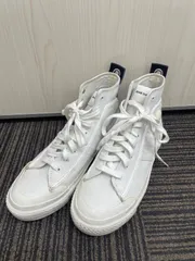 D【中古品】DIESEL ディーゼル ハイカットスニーカー ホワイト JPサイズ 26.5cm メンズ ブランド靴 ファッション オシャレ