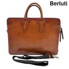 ベルルッティ Berluti ブリーフケース ビジネスバッグ 鞄 プロファイル スリム 書類 ブラウン レザー メンズ 6V546のサムネイル