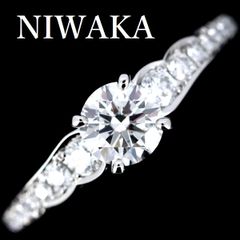 俄NIWAKA プラチナダイヤモンドPt950 白鈴 - メルカリ