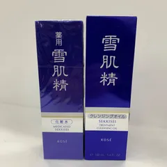 K2939 KOSE 雪肌精 トリートメント クレンジングオイル 160ml / 薬用 雪肌精 200ml 計2点セットのサムネイル