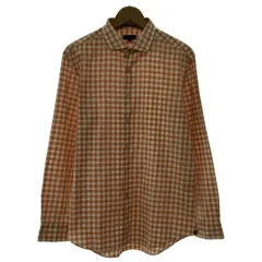 【中古】　Paul Smith　チェックシャツ　長袖　シャツ　トップス　レギュラーカラー　オーバーサイズ　日本製　古着　/1555
