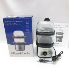 ラッセルホブス クイックミニスチーマー Russell Hobbs 3000JP 時短調理 簡単調理 2026年製 未使用 通電のみ確認 E805Sのサムネイル