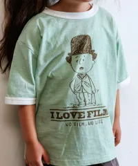 《新品》半袖リンガーTシャツ 90㎝ 100㎝ オリーブ メイクユアデイ 子供服 半袖 M520121のサムネイル