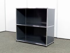 未使用品□USM/ハラーシステム□オープンシェルフ 1列4段 白 収納