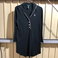 2460 LAUREN RALPH LAUREN レディース ミニワンピース S ブラック ローレンラルフローレン チュニック丈 ロンT 古着卸 アメリカ仕入のサムネイル