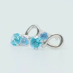 トパーズ♡【ジュエルクローゼット】K10 ゴールド フックピアス 