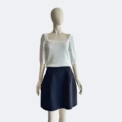 FOXEY NEW YORK フォクシー  スカート ネイビー 紺色 きれいめのサムネイル