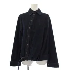 ロエベ LOEWE Draped DENIM SHIRT ドレープデニムシャツ ブラウス 長袖 アナグラム 32 青 S359Y1DX19 /KHのサムネイル