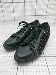 ◇ Θ ジェリービーンズ JELLY BEANS スパンコール スニーカー ブラック系 レディース 24.0cm E  【1604030024099】