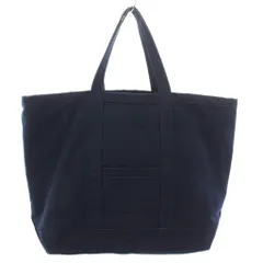 マリメッコ marimekko トートバッグ ショルダーバッグ キャンバス 紺 ネイビー /TK