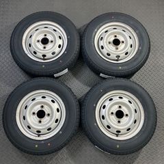 ② ミツビシ 旧 ミニキャブ純正 145R12 6PR PCD114.3/+38 - メルカリ
