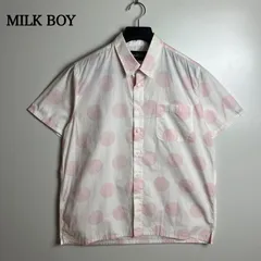 MILK BOY archive polka dot S/S shirts free ミルクボーイ ドット 半袖シャツ ボタンシャツ アーカイブ レアのサムネイル