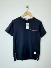 トム・ブラウン 半袖Tシャツ ネイビーのサムネイル