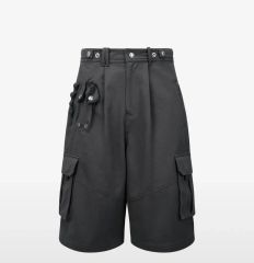 Jent Louis Leather Pocket Baggy Shorts M - メルカリ