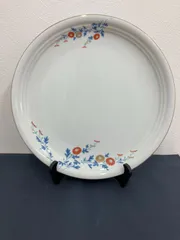 【441301090607】 現状品 有田焼 深川製磁 花柄 大皿 飾皿 プレート スタンド付