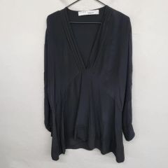 美品✨️ZADIG & VOLTAIRE ネイビー ブラウス XS 5/30まで - メルカリ