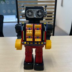 当時物 堀川玩具 ジャンボ 火星大王 ブリキ ニューアクショントーイ
