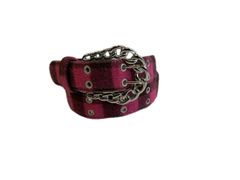 에이후비 AFB FLANNEL CHECK BELT 플란넬 체크 벨트 핑크 체크 M 사이즈 벨트 멜빵 남성 벨트 핑크 101G-311