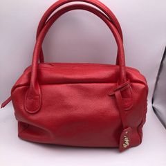 Adam et Rope 本革 2way ハンド ショルダーバッグ 赤 レザー - メルカリ