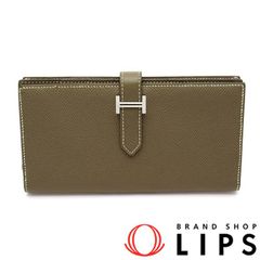 極美品 HERMES エルメス ベアン スフレ ヴォーエプソン エトゥープ