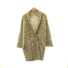 デプレ DES PRES トゥモローランド ニット コート コーディガン アウター ミドル丈 ウール 1 ベージュ /HS ■OSのサムネイル