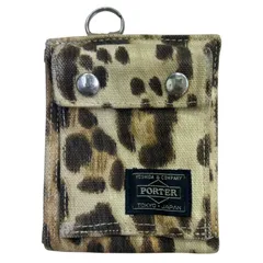 HEAD PORTER ヘッドポーター 二つ折り財布 レオパード ヒョウ柄のサムネイル