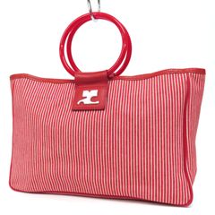 courrèges クレージュ リングハンドル バッグ Y2K ヴィンテージ 赤