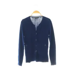 ロベルトコリーナ ROBERTO COLLINA ウール カーディガン ニット S ネイビー /ES ■OSのサムネイル