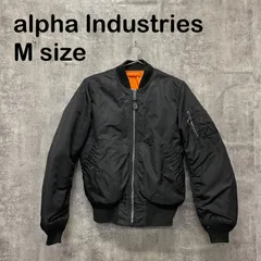 【k-487】ALPHA INDUSTRIES アルファインダストリーズ M MA-1 フライトジャケット ブラック USAF ミリタリー