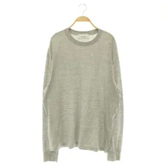 アンユーズド UNUSED Long-sleeve micro border T-shirt ボーダーTシャツ ロンT 長袖 3 グレー /MY ■OS ■SHのサムネイル