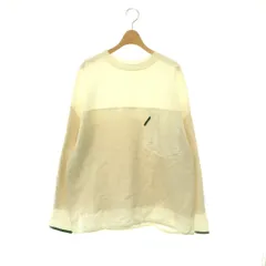 ナゴンスタンス nagonstans バックウォーム combi pullover プルオーバー スウェット トレーナー 長袖 M アイボリー /HS ■OSのサムネイル