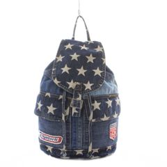 HYSTERIC GLAMOUR ヴィンテージ星柄デニムバックパック - メルカリ