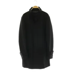 ブラックレーベルクレストブリッジ BLACK LABEL CRESTBRIDGE スタンドカラー 比翼ボタンコート アウター チェック裏地 L ブラック /CX ■OSのサムネイル
