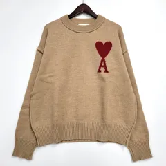 【中古品】 AMI ALEXANDRE MATTIUSSI アミアレクサンドレマチウシ UKS006.018 RED ADC SWEATER レッド エーディーシー セーター トップス 長袖 【141-260522-cs-17-izu】のサムネイル