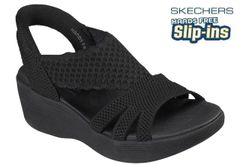 新品SKECHERS スリッポンサンダルスケッチャーズ120012-BBK24 - メルカリ