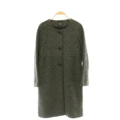 イエナ IENA スパンコール コート ノーカラー ロング グレー /HK ■OSのサムネイル