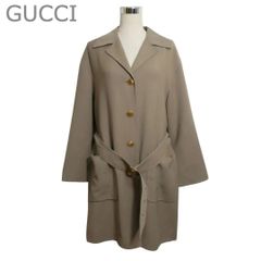 極美品✨GUCCI カシミヤ ロングコート カーディガン ベルト ゴールド金具 極美品✨GUCCI カシミヤ ロングコート カーディガン ベルト ゴールド