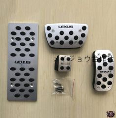 美品・土禁】レクサス純正 アルミアクセルペダル & ブレーキパッド