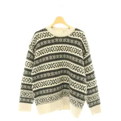ビーミングバイビームス B:MING LIFE STORE by BEAMS ノルディックニット セーター プルオーバー F 黒 グレー ベージュ /CX ■OSのサムネイル